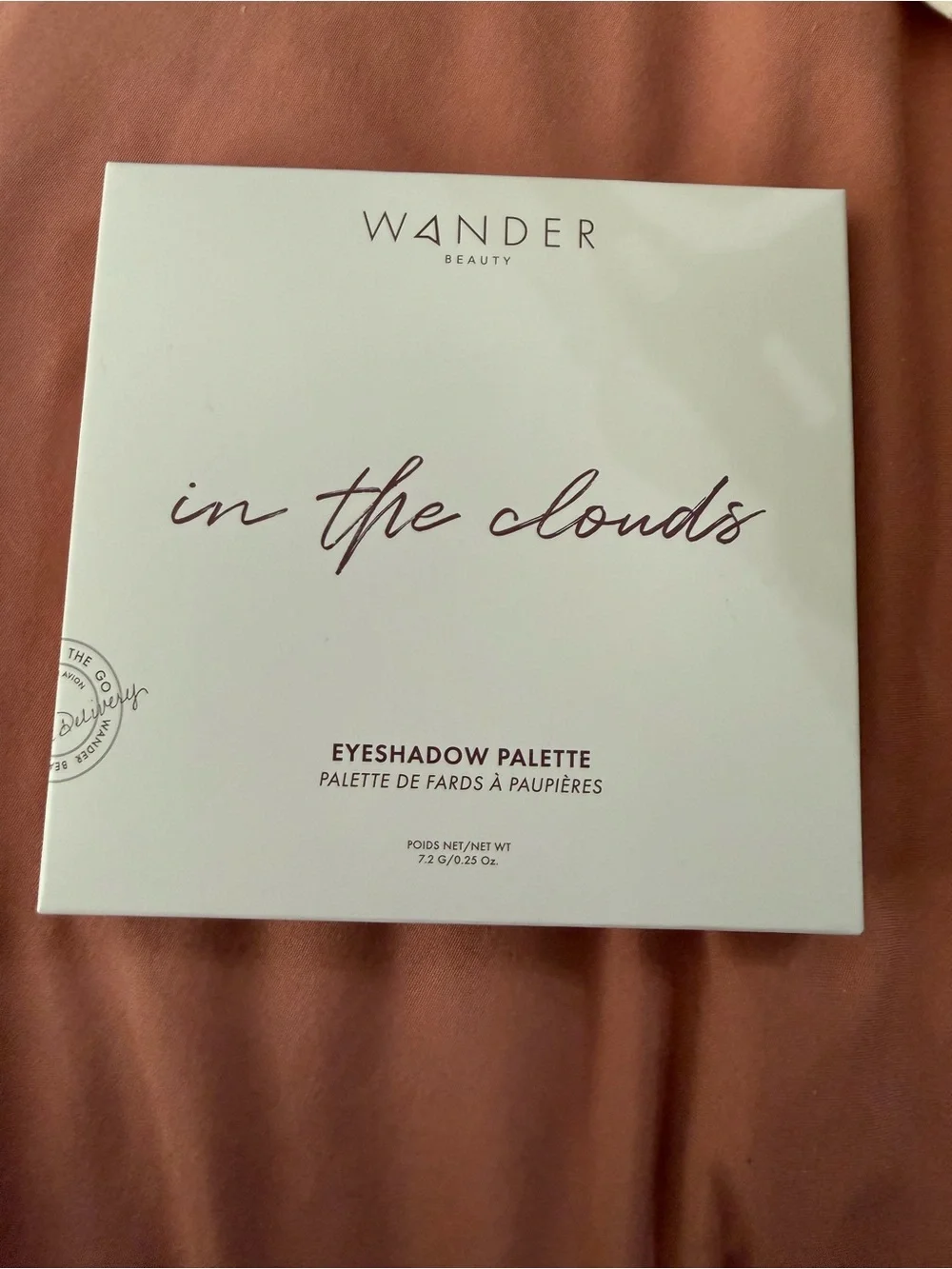Wander Beauty In the Clouds Eyeshadow Palette - Pink, Gold & Silver Tones - New
